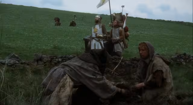 MontyPythonHolyGrailPeasantsAndKingPhoto